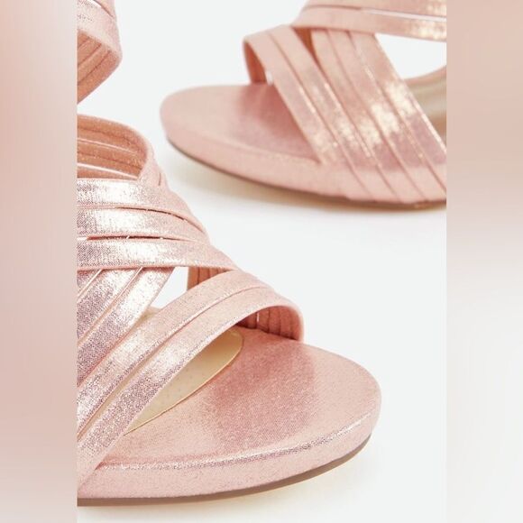JUSTFAB Party Pleaser Strappy Heeled Sandal
size 7.5 BIN 16 - Picture 5 of 11